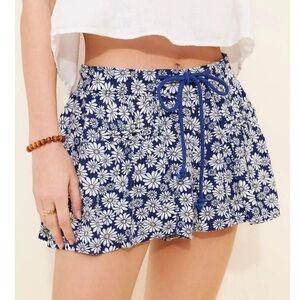 Free People - Floral Blue skort